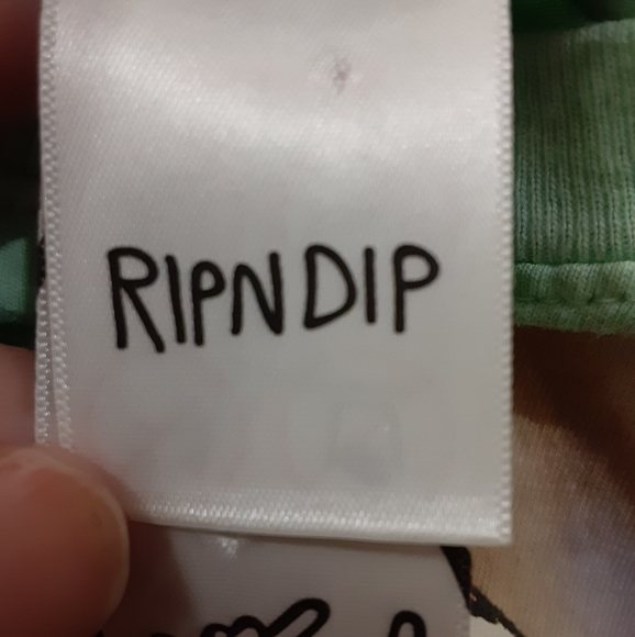 RIPNDIP Tye Dye Mushroom T-Shirt- Men's Size S/ Unisex - Picture 7 of 10